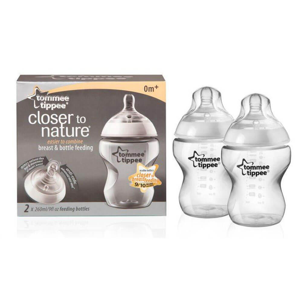 Tommee Tippee Closer To Nature PP Bottle 2pk