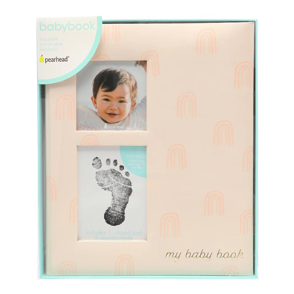 Pearhead Rainbow Babybook