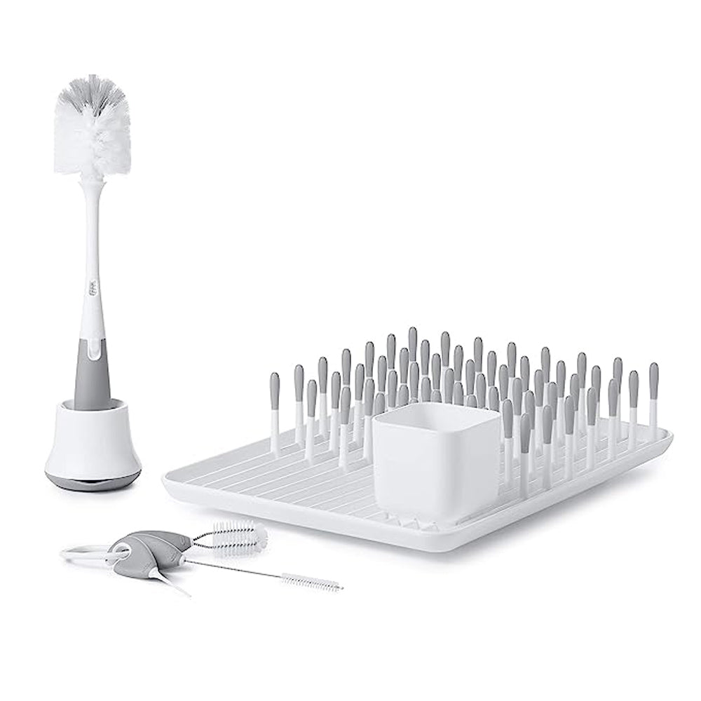 Oxo Tot Bottle & Cup Cleaning Set Grey