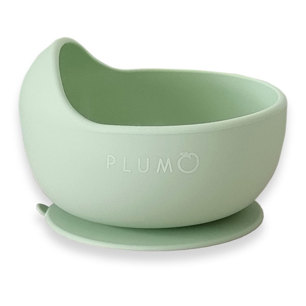 Plum Silicone Duck Egg Bowl Olive