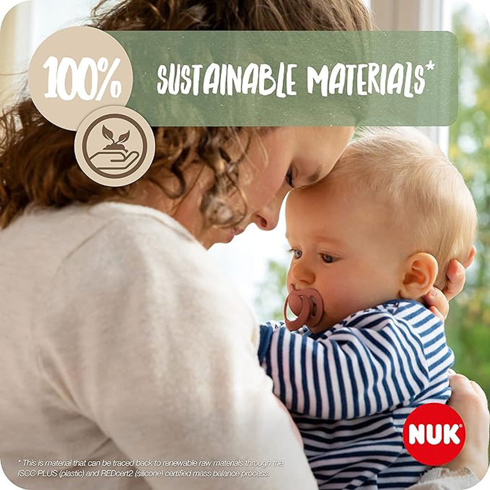 Nuk For Nature Silicone Soother 0-6Months 2pk