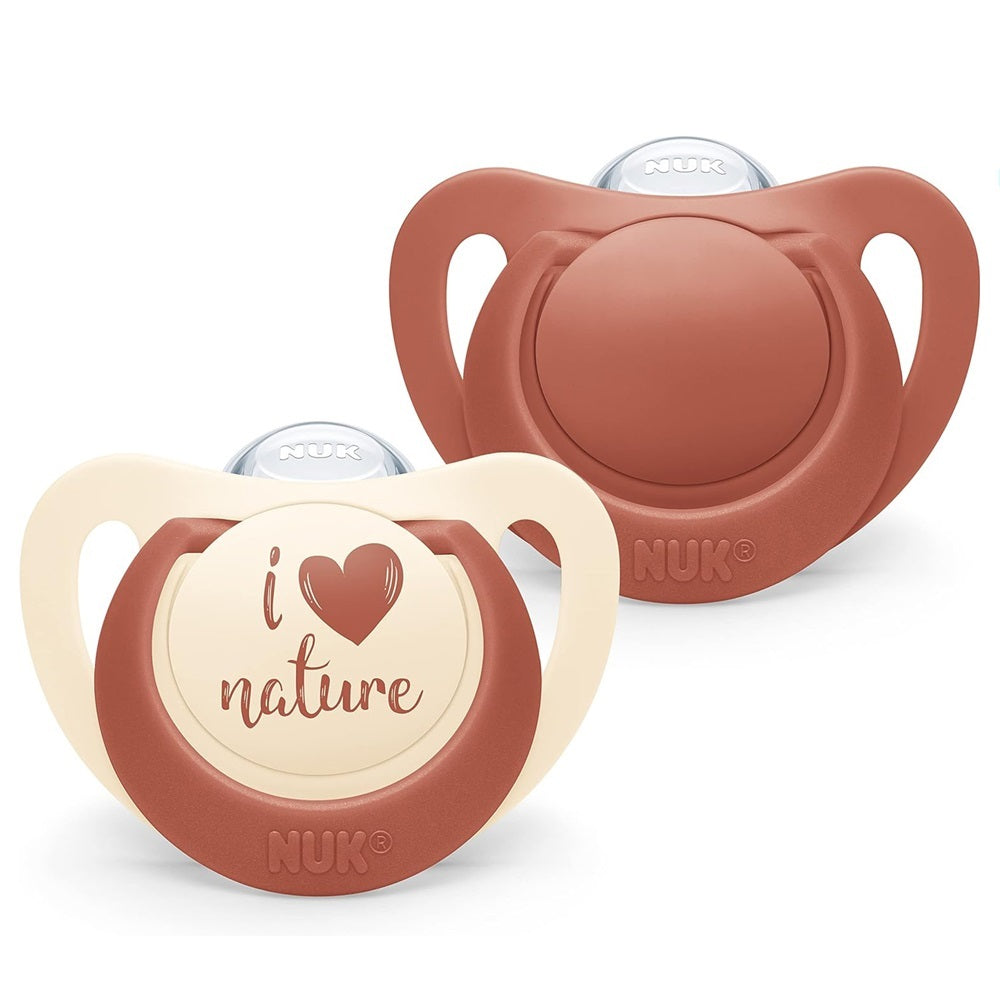 Nuk For Nature Silicone Soother 18-36Months 2pk