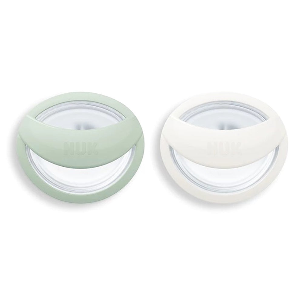Nuk For Nature Mommy Feel Soother 0-9Months Mint/Off White 2pk