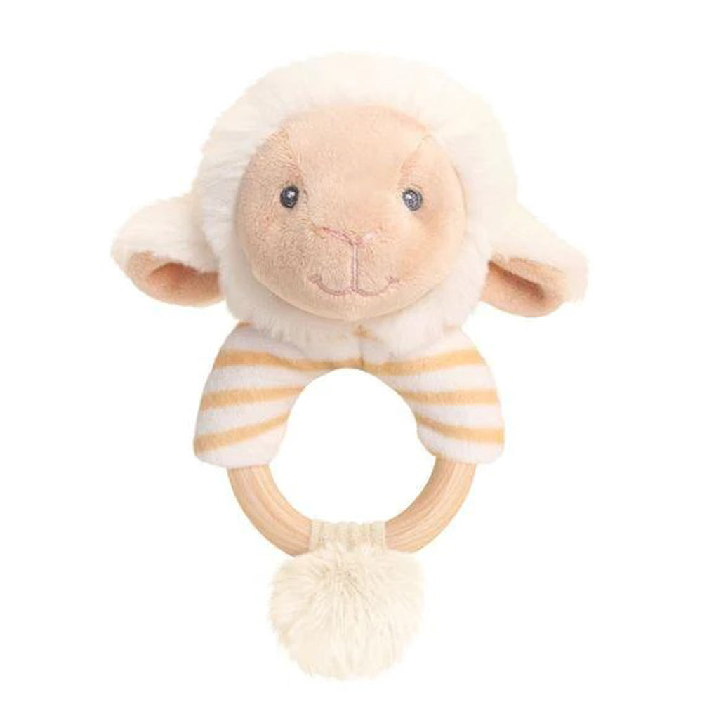 Keeleco Baby Lamb Ring Rattle