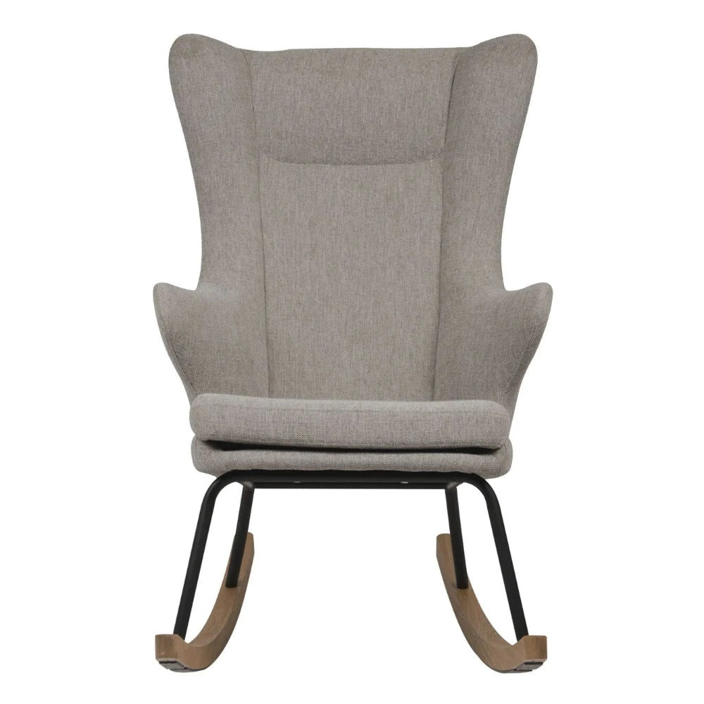 Quax Deluxe Adult Rocking Chair Sand Grey