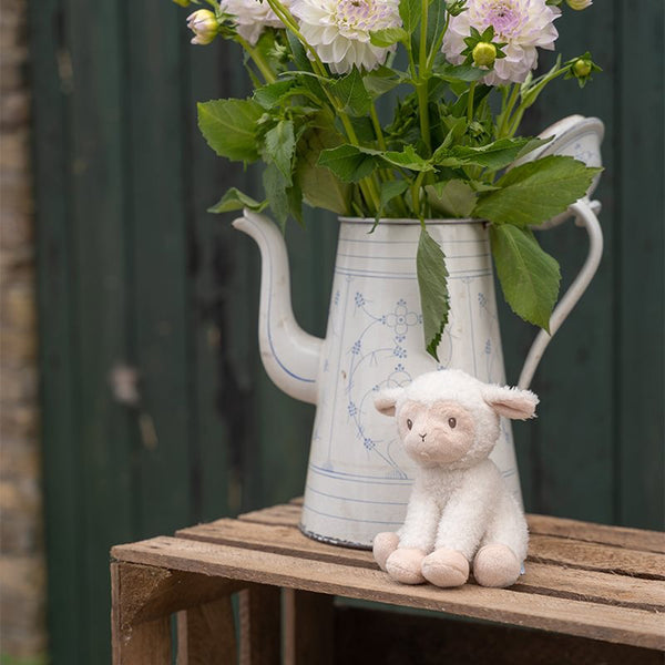 Little Dutch Langarmshirt Warm Yellow - Bio-Baumwolle Baby Shirt Mit Schaf-Motiv