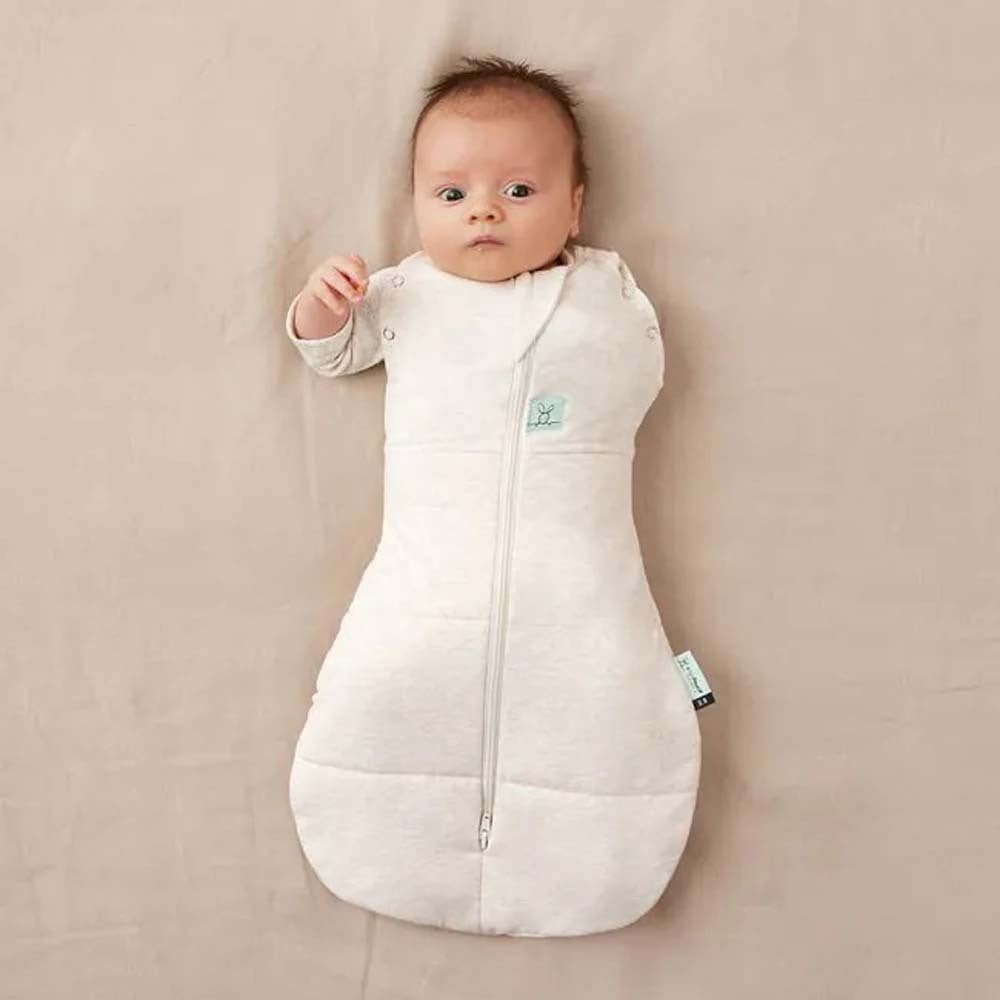 Ergopouch 3.5 Tog Cocoon Swaddle Oatmeal Marle