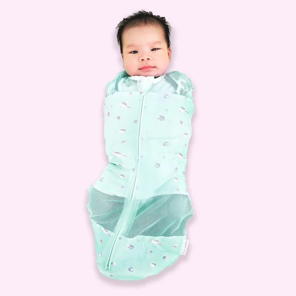 Snoo Sleepea 5-Second Baby Swaddle Blue Planet