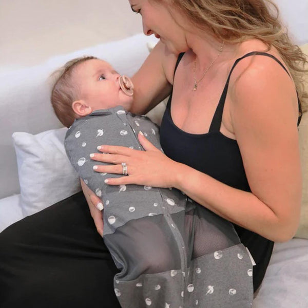 Snoo Sleepea 5-Second Baby Swaddle Grey Planet Baby Village