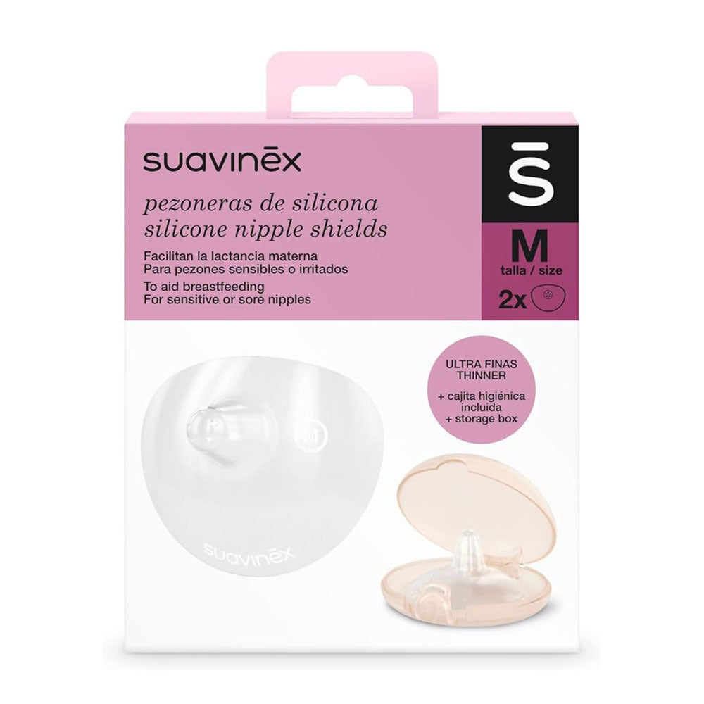 Suavinex Silicone Nipple Shields With Storage Box