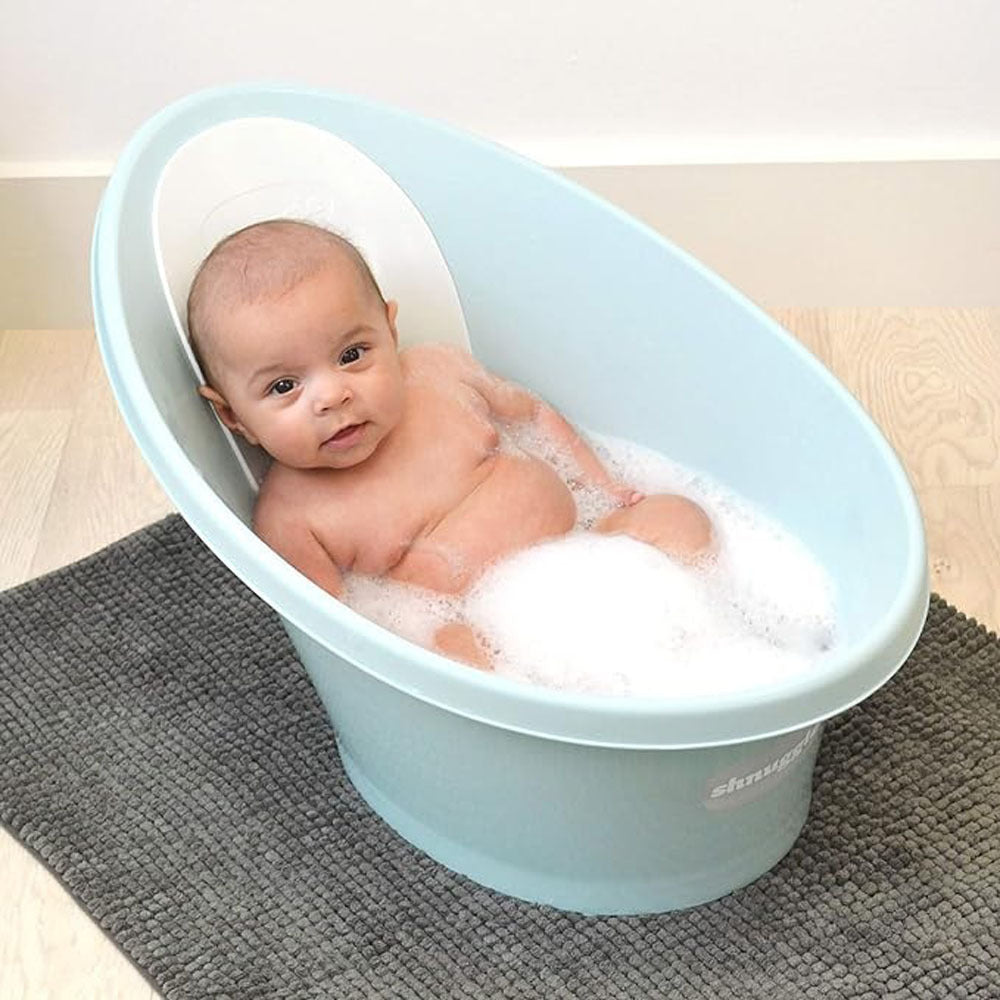 Shnuggle Baby Bath With Plug Aqua