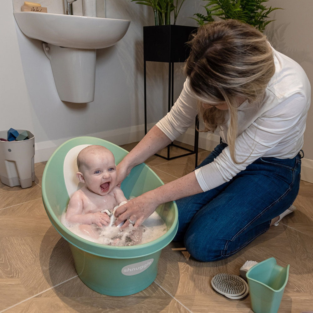 Shnuggle Baby Bath With Plug Eucalyptus
