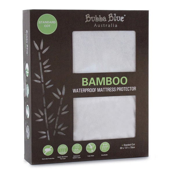 Bubba Blue Bamboo Mattress Protector Baby Village