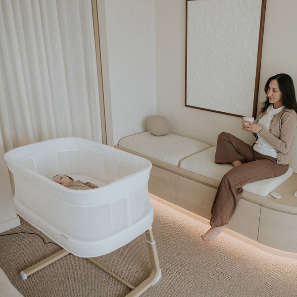 BabyRest Swan Smart Bassinet | Baby Village