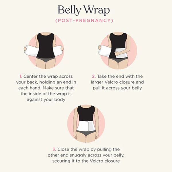 Belly Bandit Original Postpartum Belly Wrap Black Baby Village