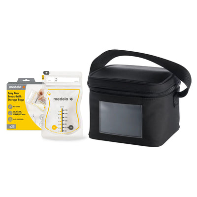 Medela Cooler Bag + Bottles + Storage Bags Bundle