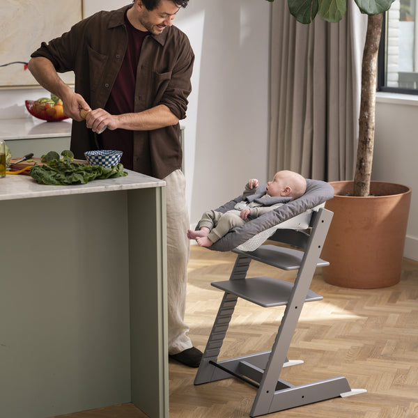 Stokke Tripp Trapp Newborn Bundle Storm Grey- Baby Village
