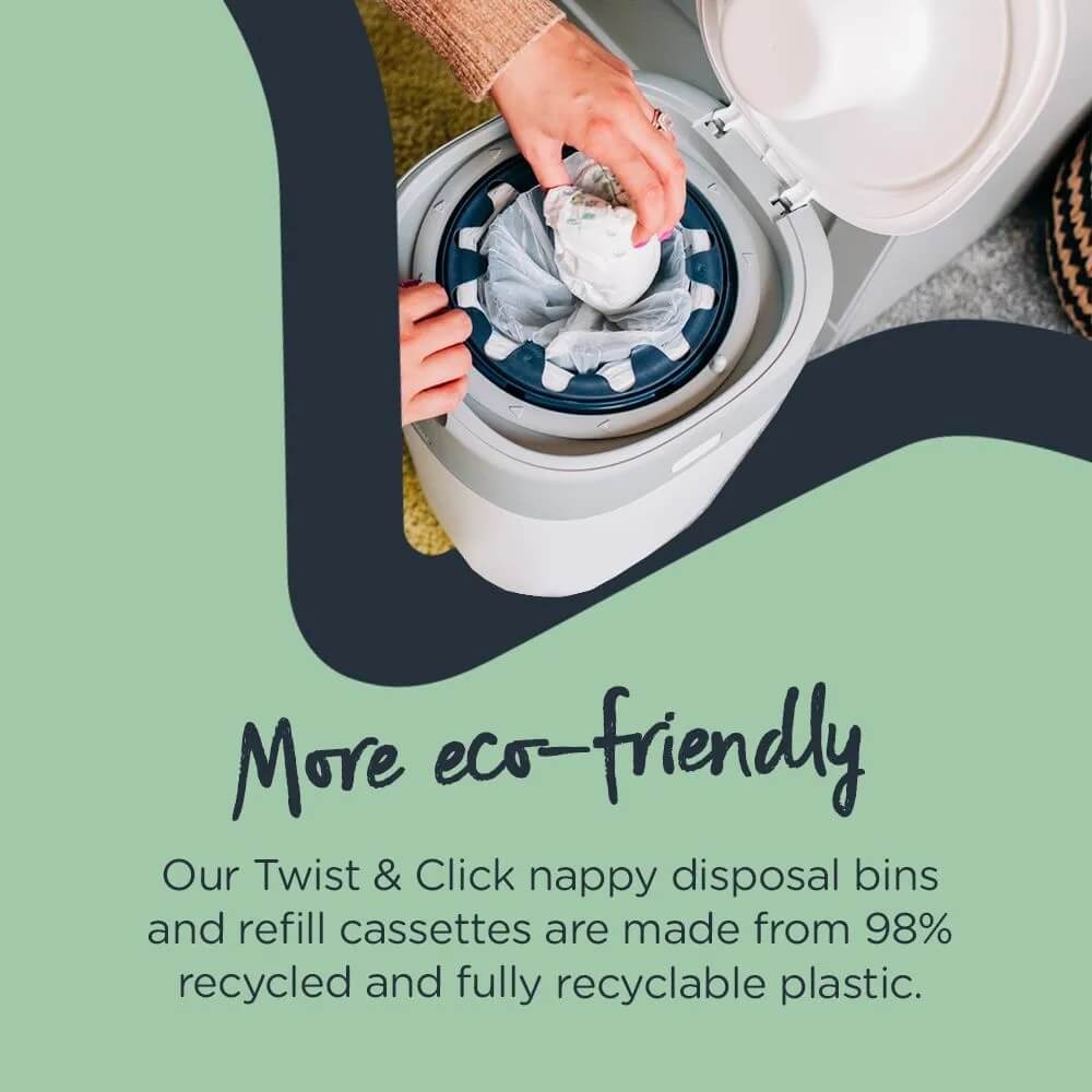 Tommee Tippee Twist & Click Nappy Disposal Bin