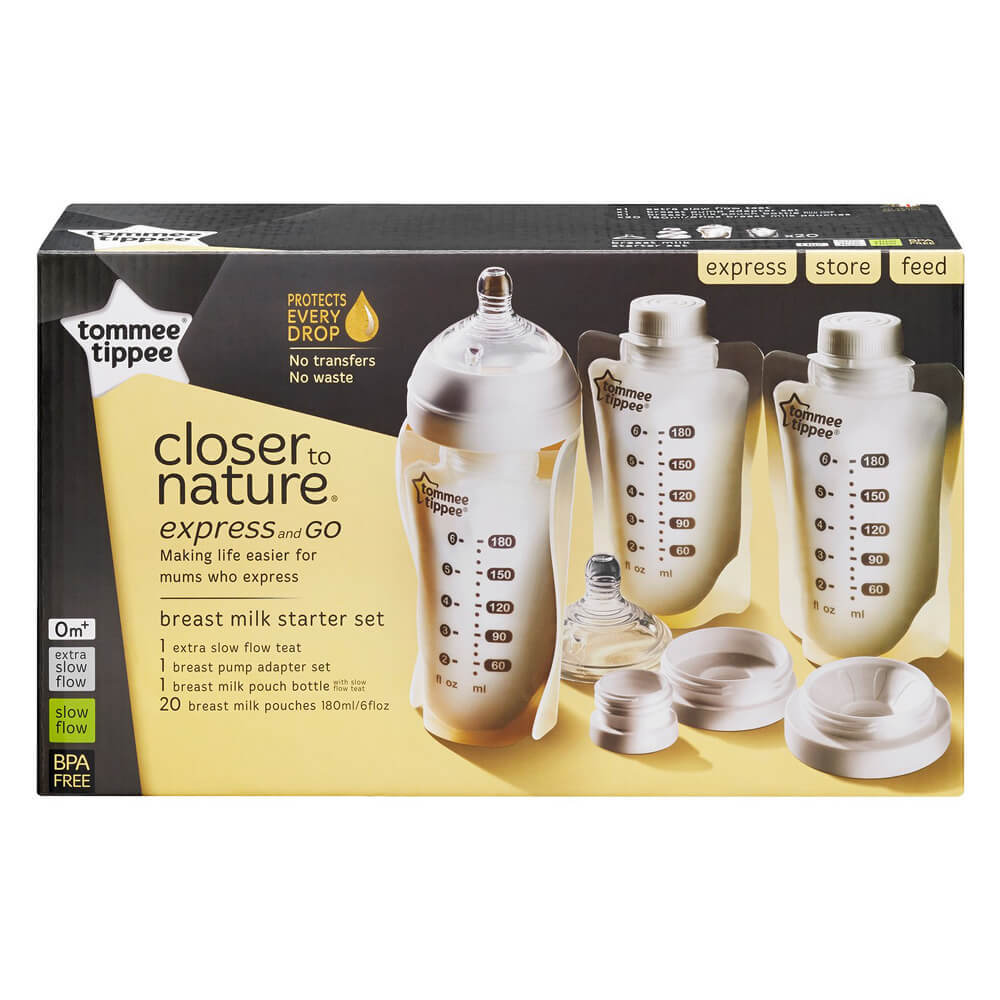 Tommee Tippee Closer To Nature Express & Go Small Starter Kit