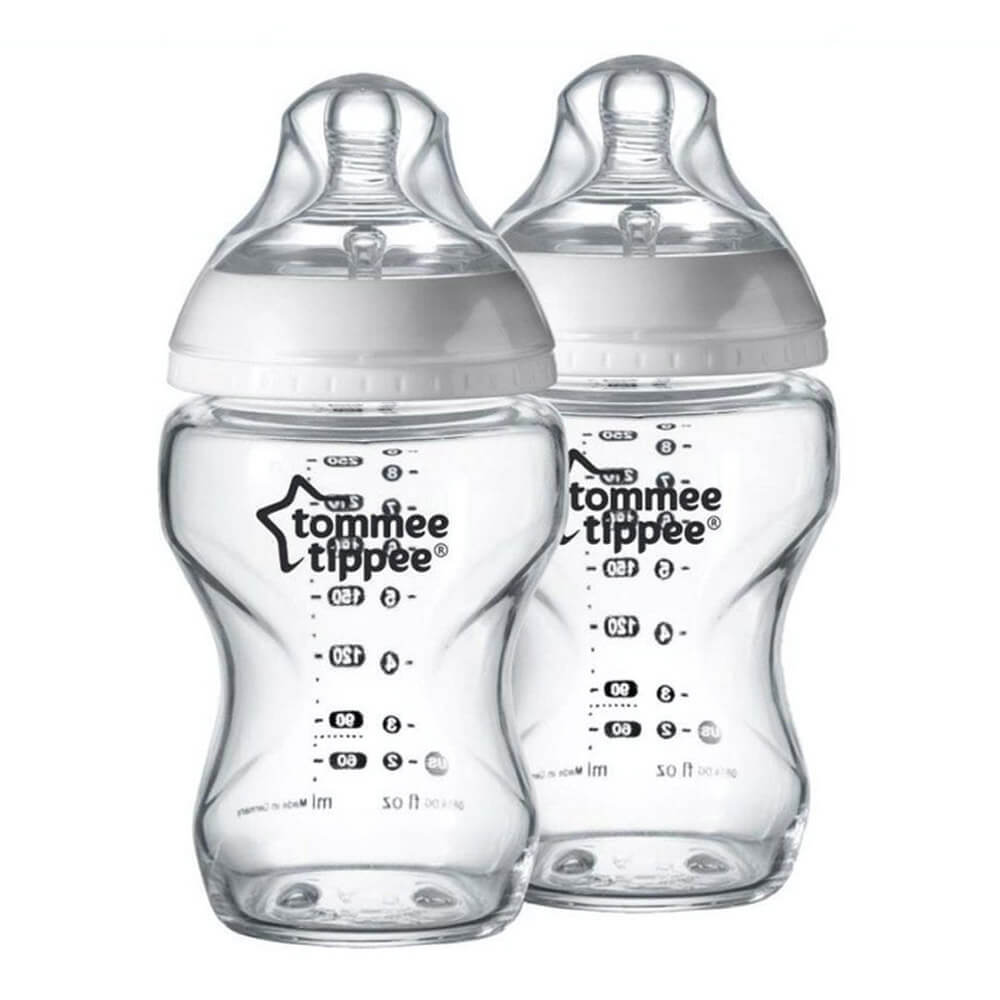 Tommee Tippee Closer To Nature Glass Bottle 2pk