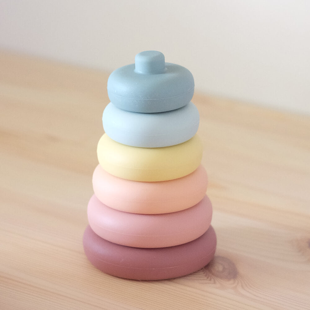 Playground Silicone Ring Stacking Tower