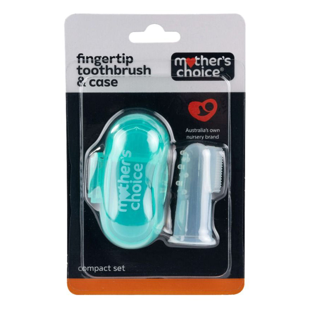 Mothers Choice Fingertip Toothbrush & Case