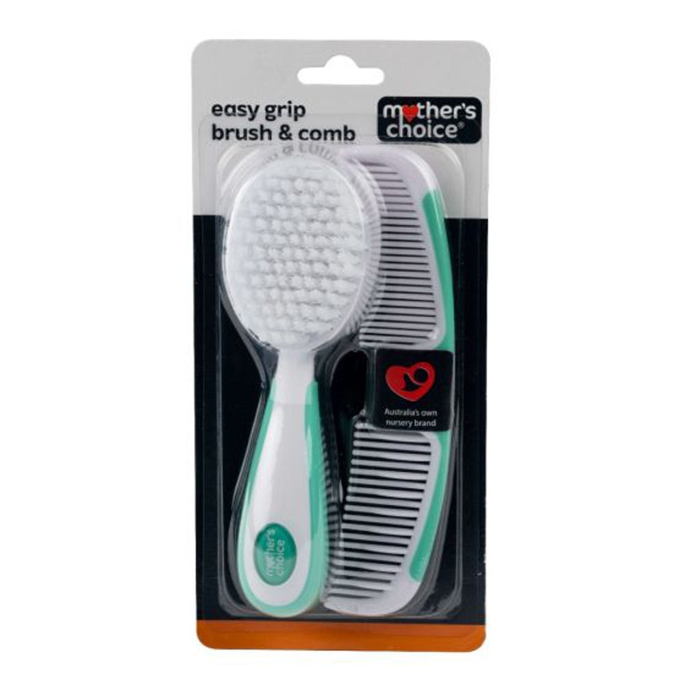 Mothers Choice Easy Grip Hair Brush & Comb