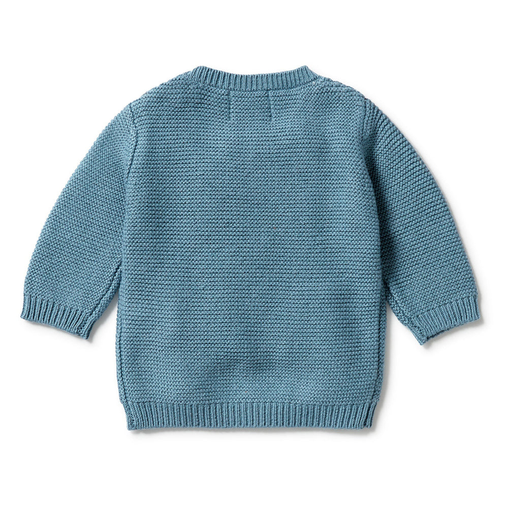 Wilson & Frenchy Knitted Cable Jumper Bluestone