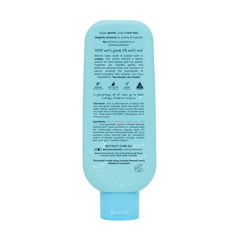 Wotnot Baby Wash & Bubble Bath 250ml