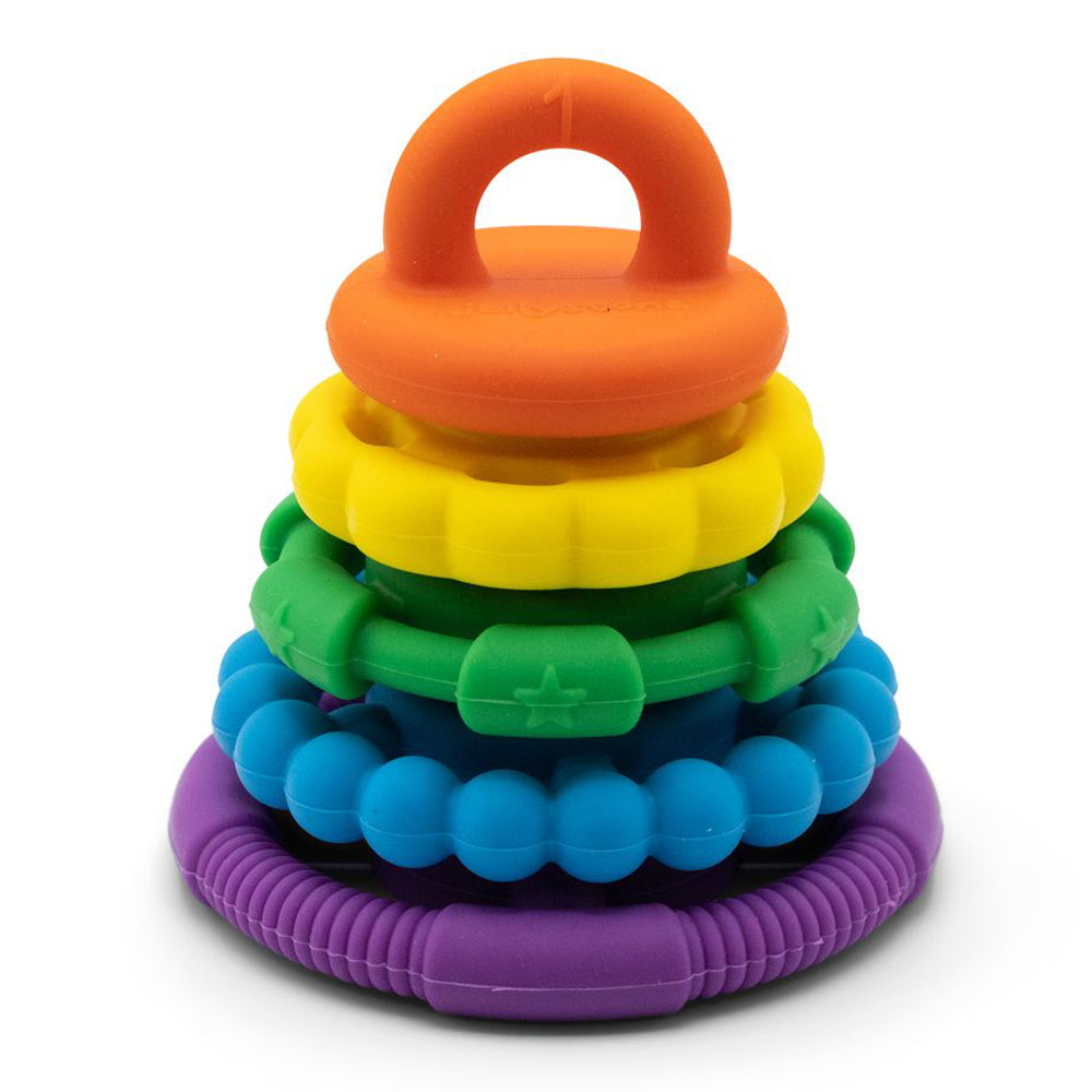 Jellystone Rainbow Stacker Teether Toy