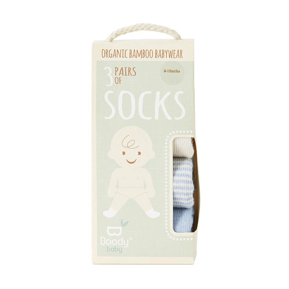 Boody Baby Bamboo Socks 3 Pairs