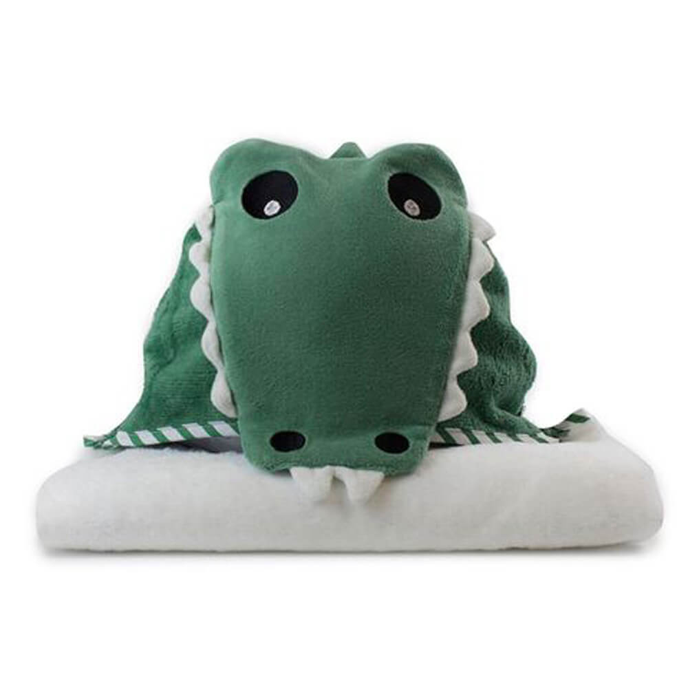 Bubba Blue Aussie Animals Crocodile Novelty Hooded Bath Towel