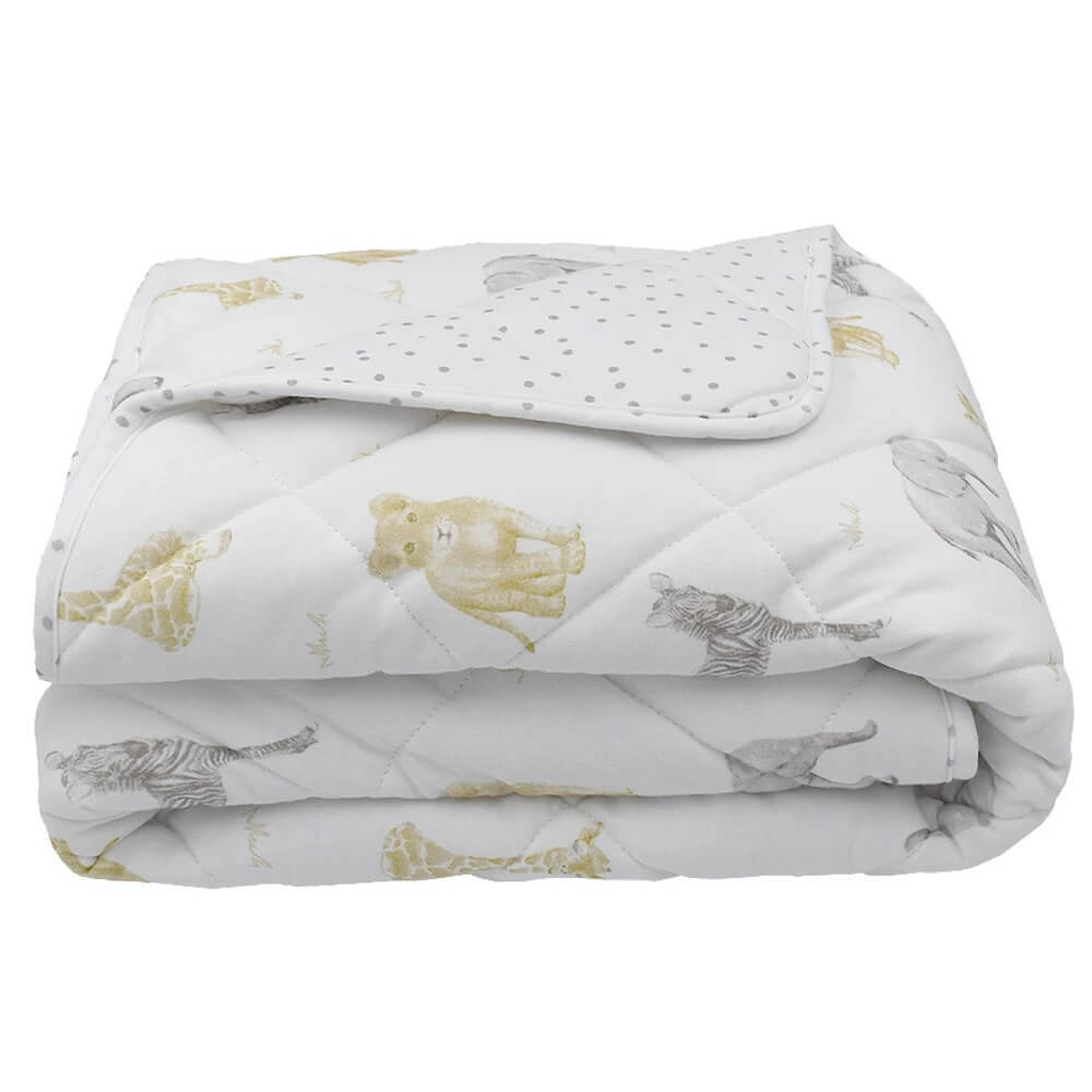 Living Textiles Savanna Cot Jersey Comforter
