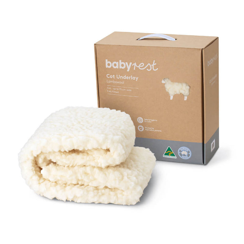 BabyRest Lambswool Cot Underlay