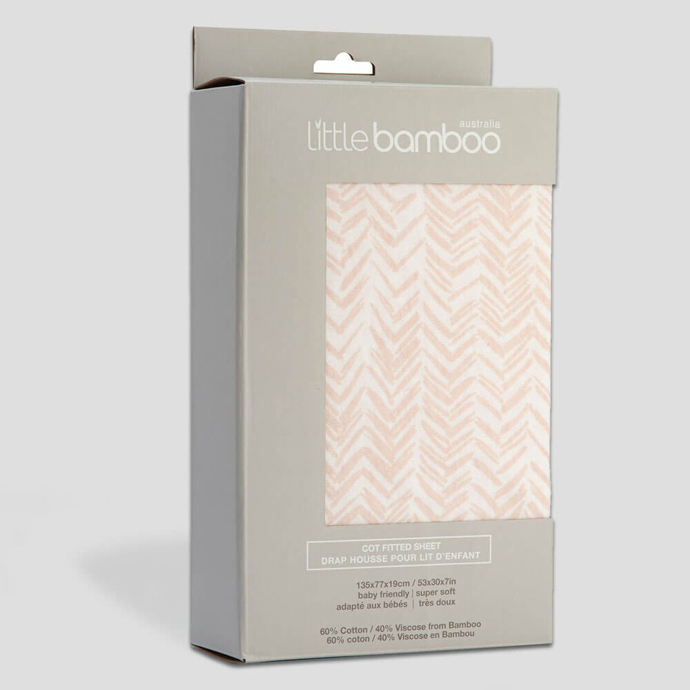 Little Bamboo Jersey Cot Fitted Sheet