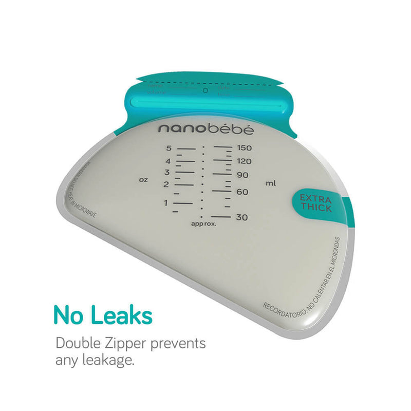 Nanobebe Breastmilk Storage Bags 50 Pack