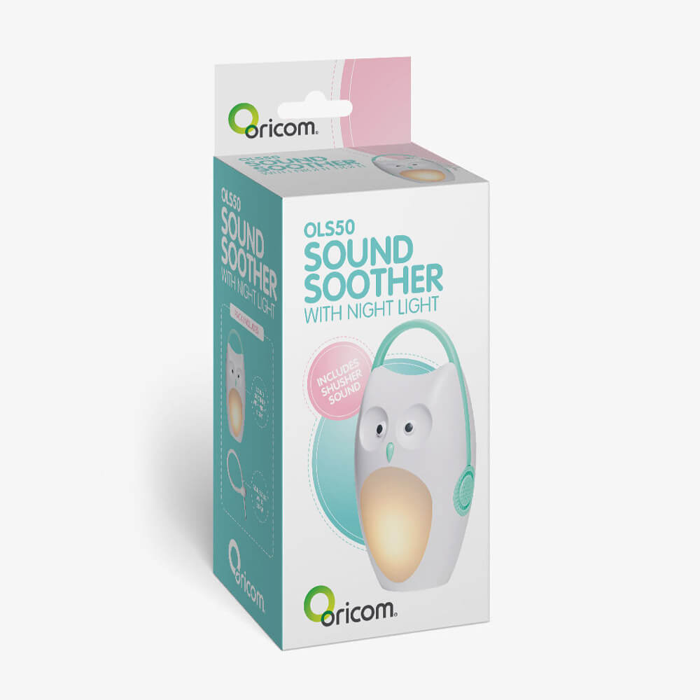 Oricom Portable Sound Soother With Nightlight Owl