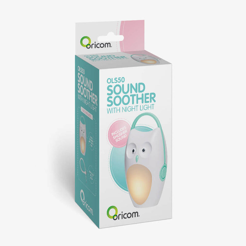 Oricom Portable Sound Soother With Nightlight Owl