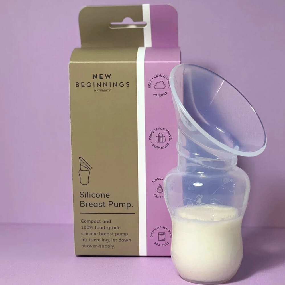 New Beginnings Silicone Manual Breast Pump