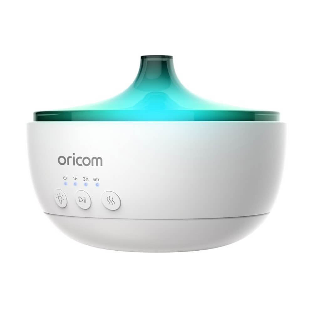 Oricom 4-In-1 Aroma Diffuser, Humidifier, Night Light and Speaker