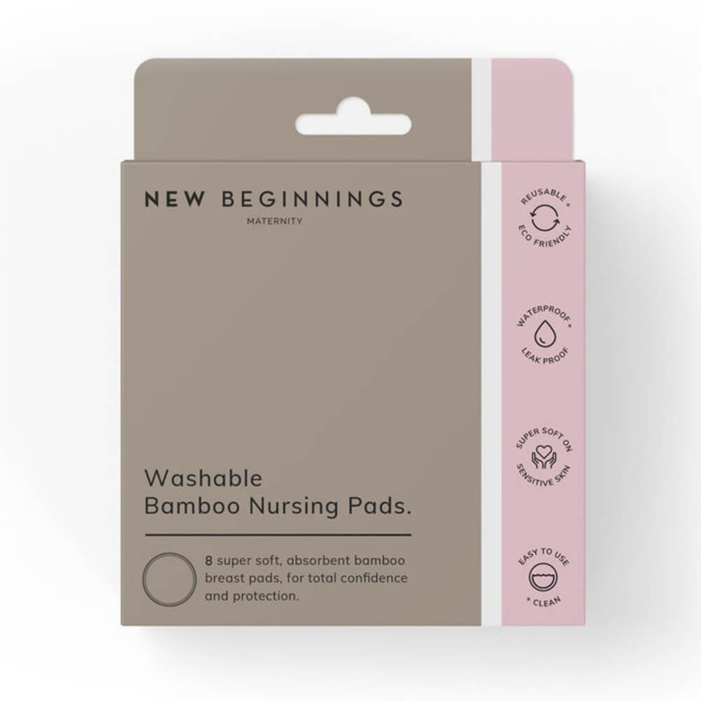 New Beginnings Washable Breast Pads 8pk