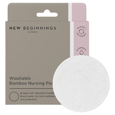 New Beginnings Washable Breast Pads 8pk