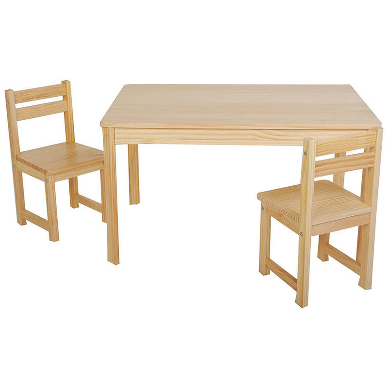 Tikk Tokk Little Boss Kids Table & Chairs Set Rectangle