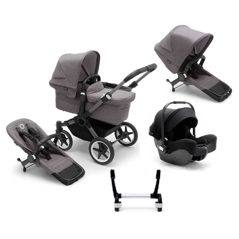 Bugaboo Donkey 5 Duo Pram + Bugaboo Turtle Capsule Bundle