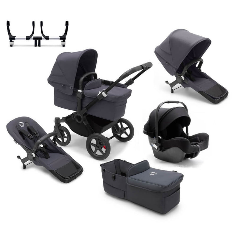 Bugaboo Donkey 5 Twin Pram + Bugaboo Turtle Capsule Bundle