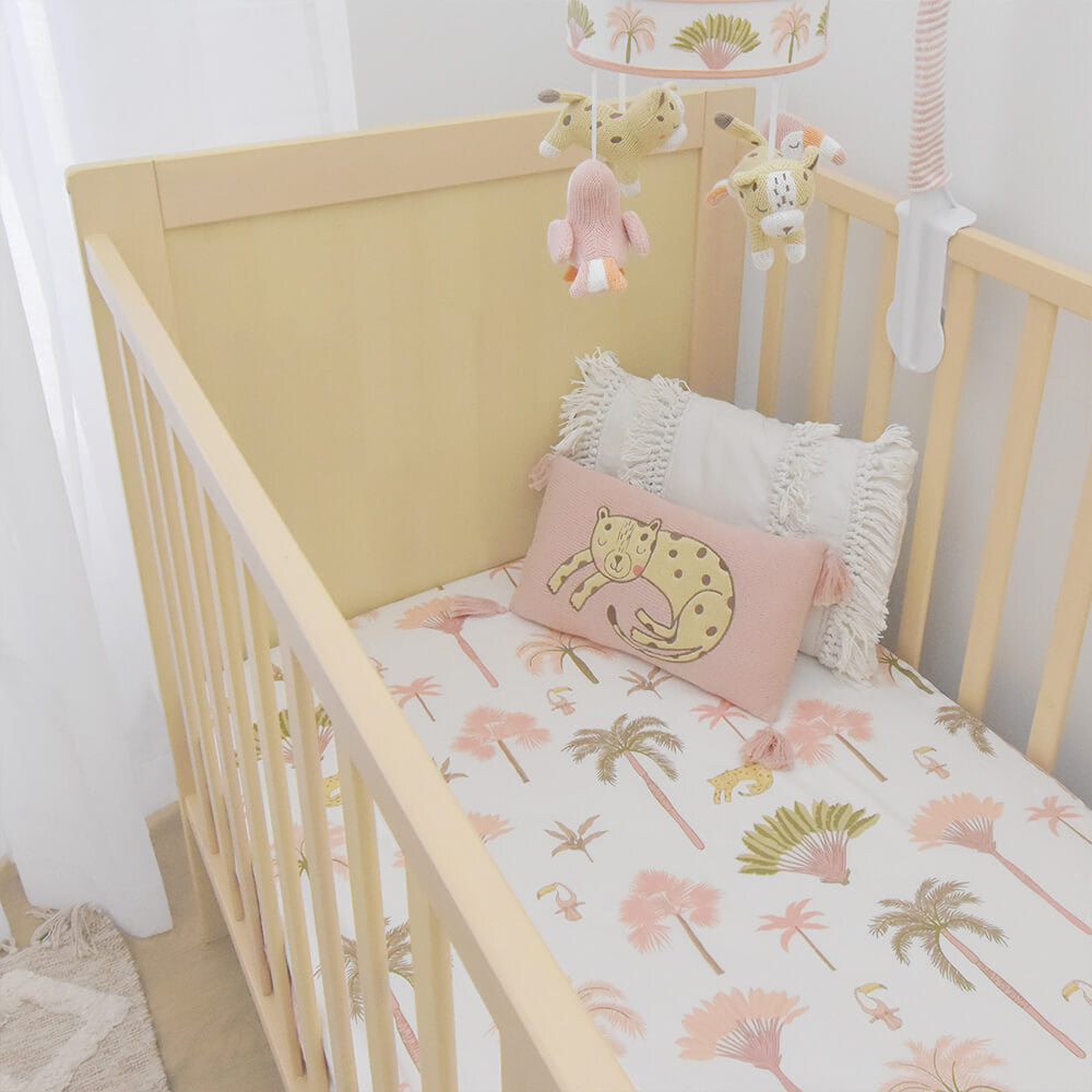 Lolli Living Tropical Cot Fitted Sheet