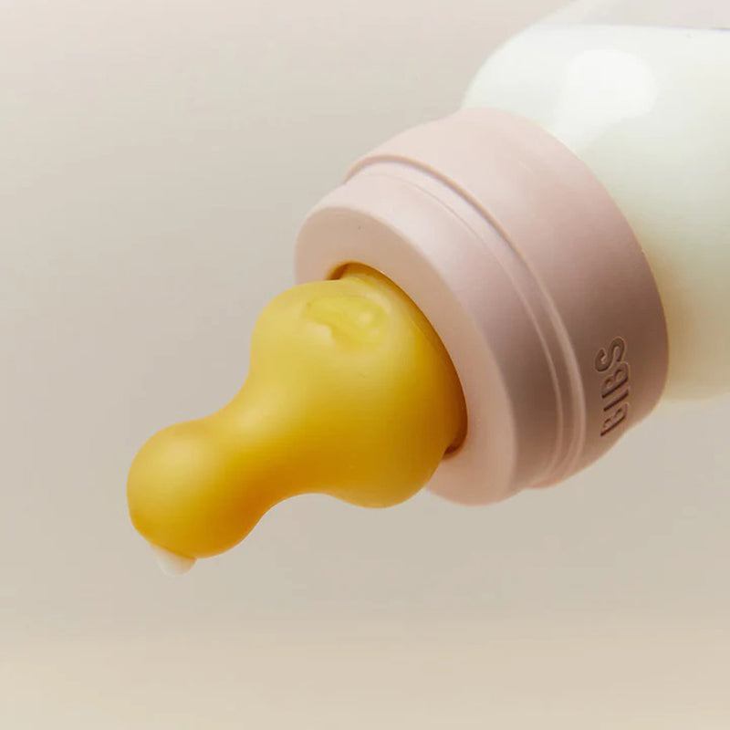 BIBS Dummies Latex Teats 2pk For BIBs Glass Bottles