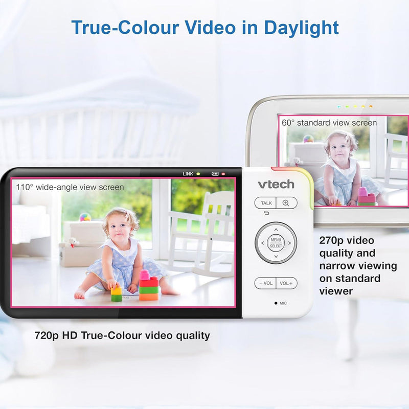 VTech RM5754HDV2 HD 5" Video Monitor With Remote Access