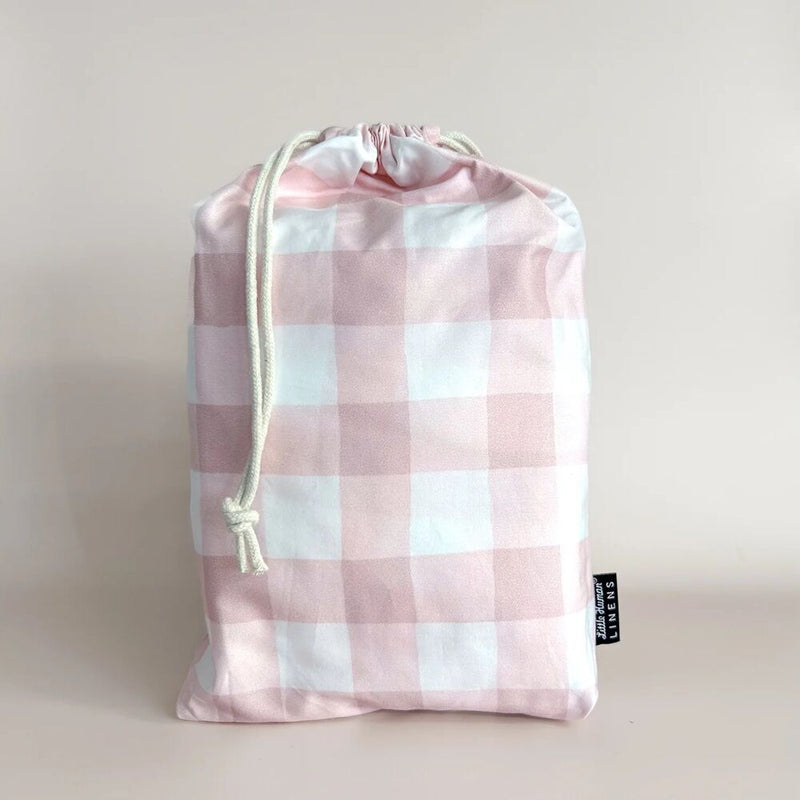 Little Human Linens Waterproof Mini Cot Sheet