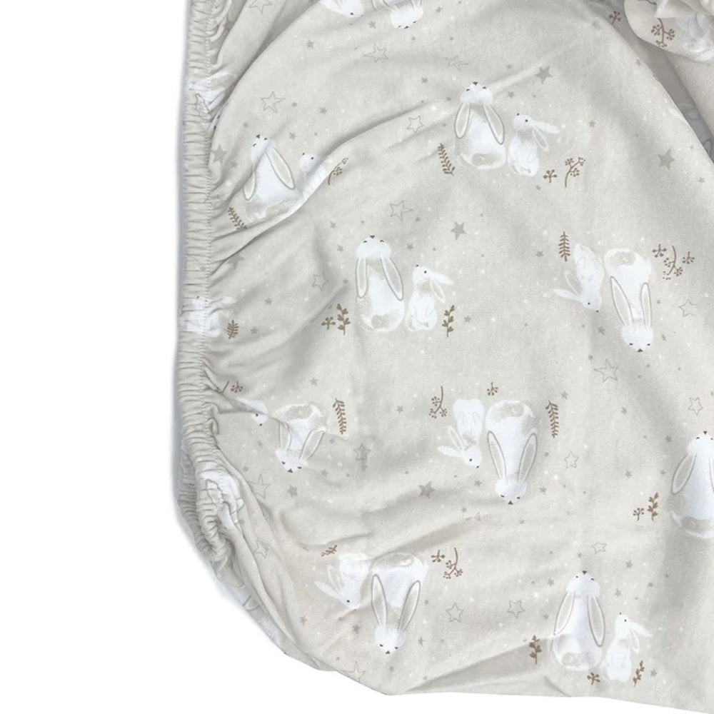 Bubba Blue Bunny Dream Cot Jersey Fitted Sheet